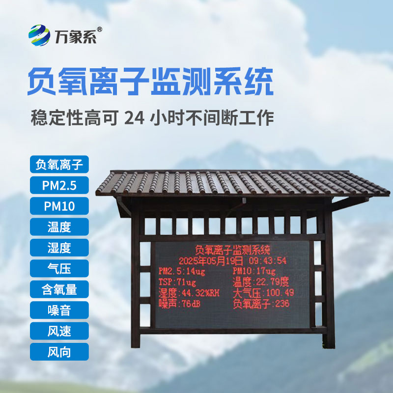 負(fù)氧離子監(jiān)測(cè)站